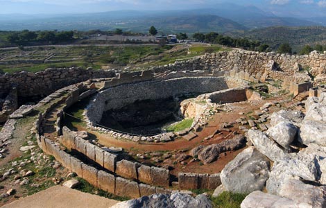 Ancient Mycenae Beehive Tombs